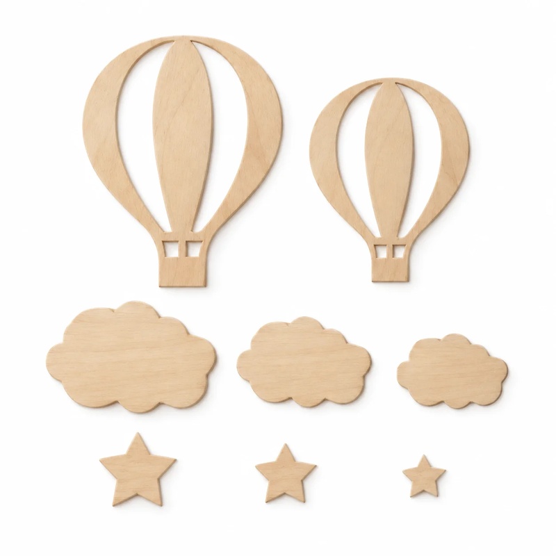 Art And Craft For Nursery - Conjunto de Decoração de Parede de