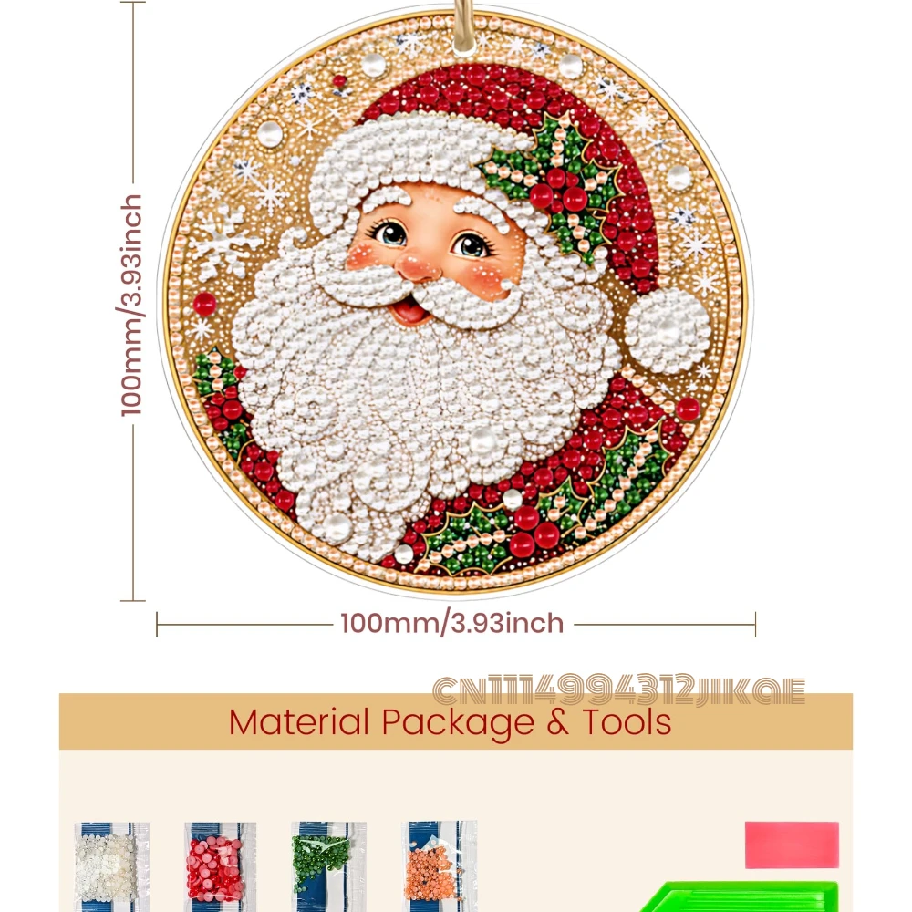 6 peças de enfeites de Natal,  - Art Craft Kit avaliação e preço