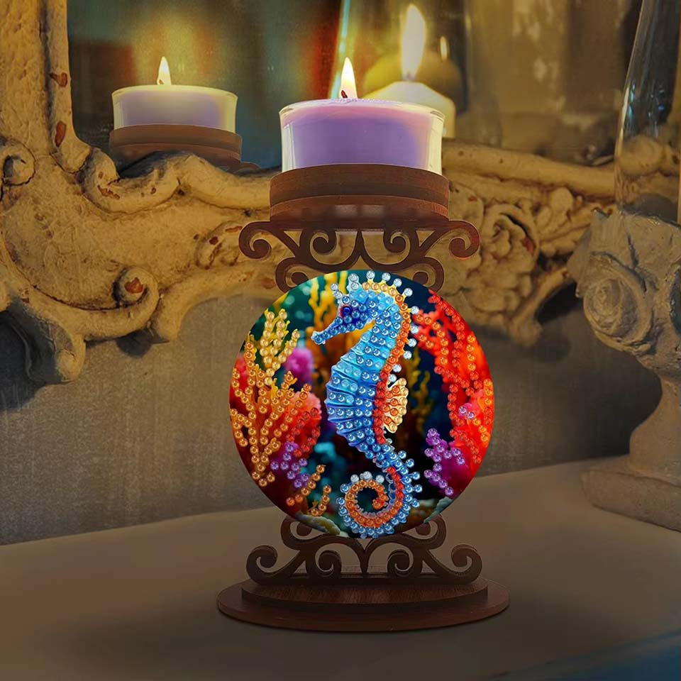 Porta-velas em forma de cavalo - Art Craft Kit avaliação e preço